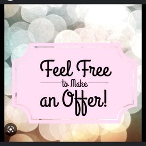 Make a reasonable offer all offers will be reviewed